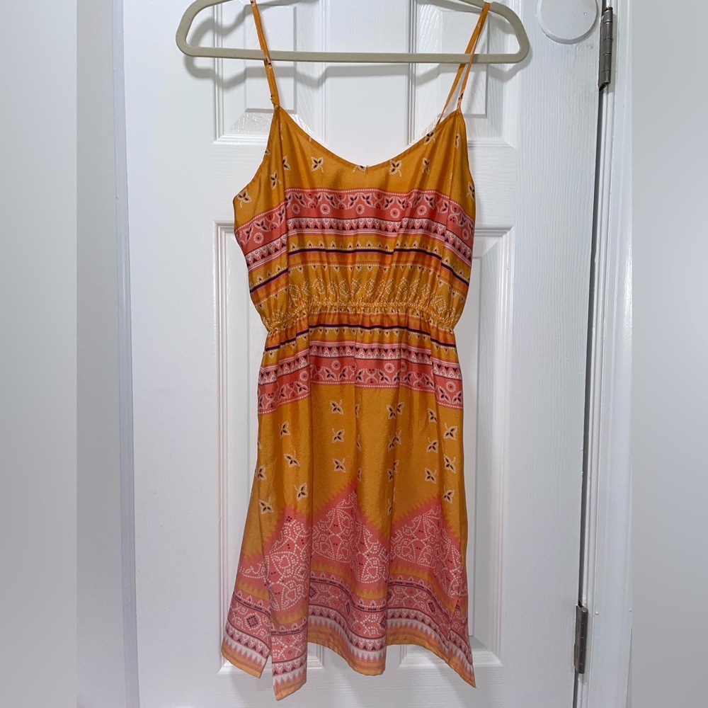Small Orange & Pink Dress